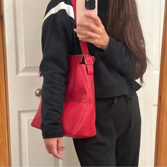 Brand new Furla (Italian brand) leather shoulder bag, with dust bag and tag